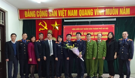 Lễ công bố và trao Quyết định bổ nhiệm Phó Viện trưởng Viện KSND huyện...